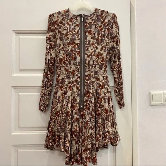 H&M Abstract Print Long Sleeve Dress - Picture 2 of 7